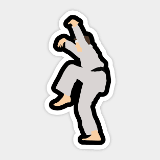 Crane Kick Sticker